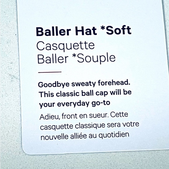 NWT Lululemon Baller Hat *Soft O/S - Picture 12 of 14